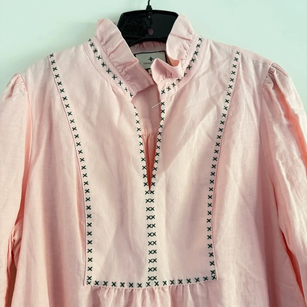 Tuckernuck Bermuda Pink Palmerston Mini Dress Size XL 41341 - Picture 6 of 11